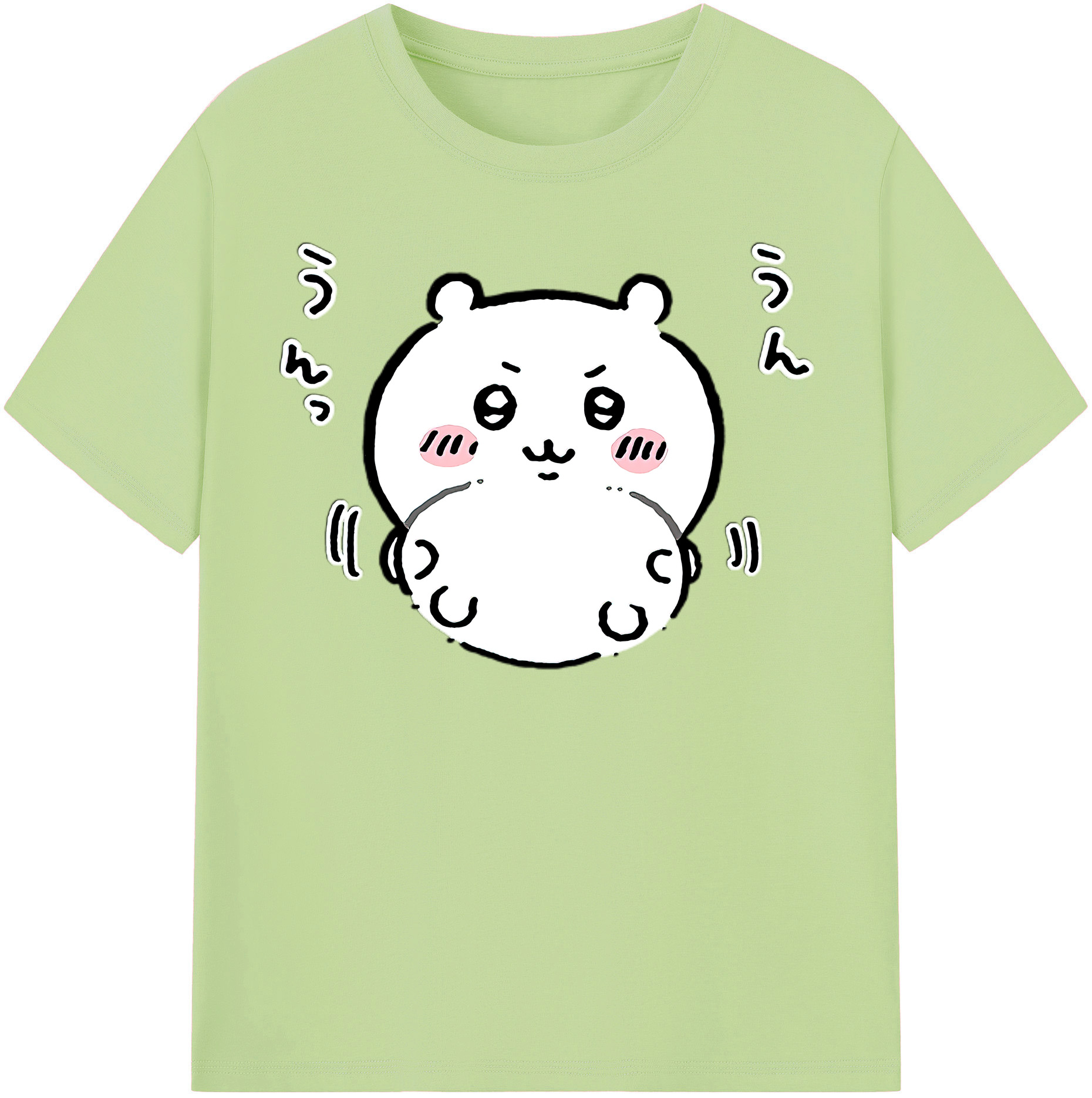 （画像用） ちいかわ ちいかわ Chii-kawa chiikawa 綿100％半袖Tシャツ（フロントプリント）